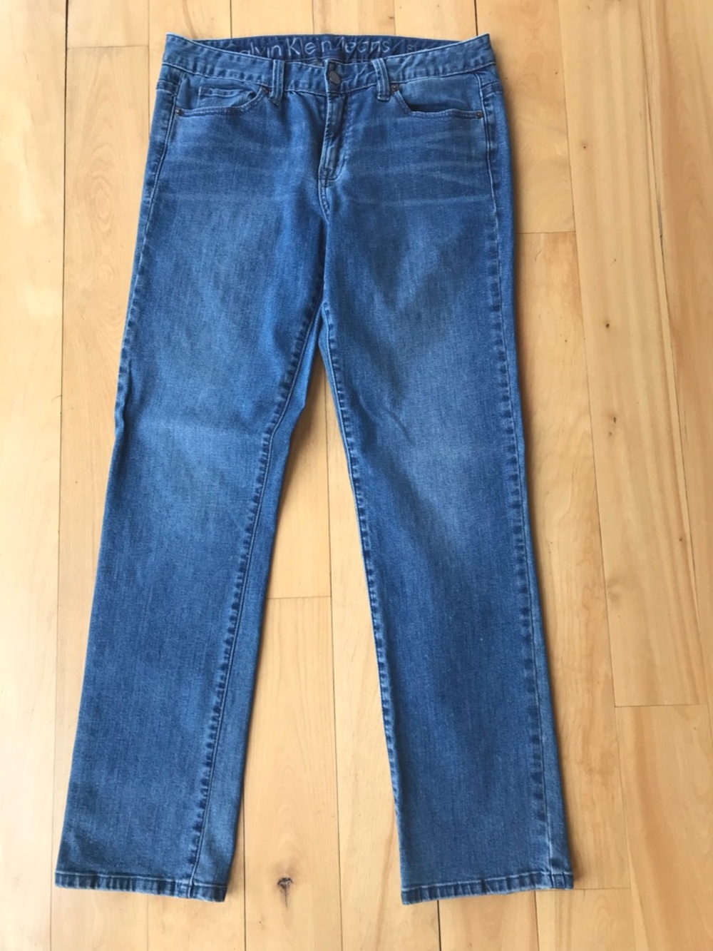 Women’s Calvin Klein Jeans Blue Straight Leg Denim